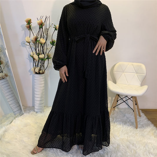 Modest Long Sleeve Middle Eastern Fashion Dress