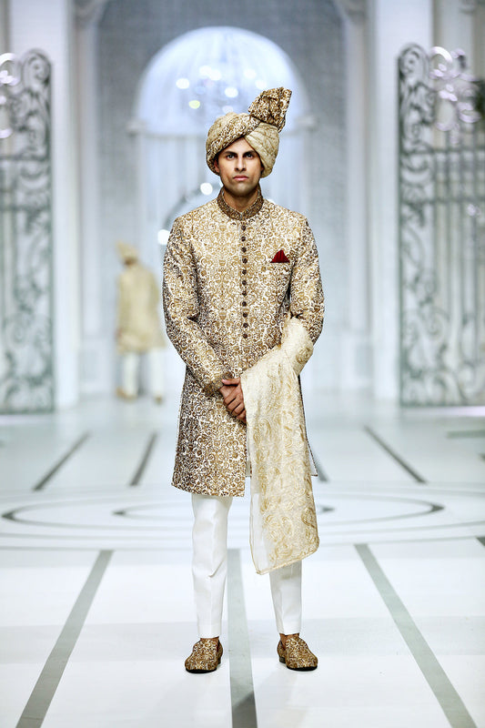 BCW 32 Delicated Copper Sherwani