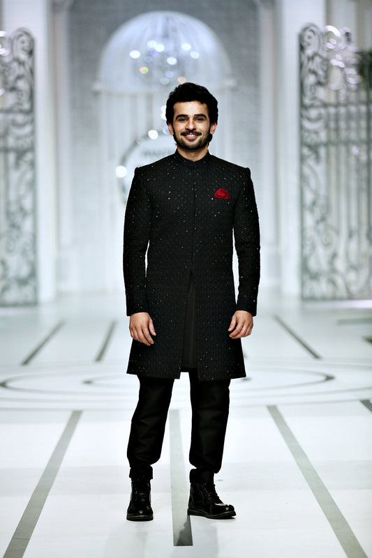 BCW 42 Fahad Hussain Black Uniquely Shine Sherwan