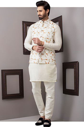 DM WC 1020 All Beige Waist Coat