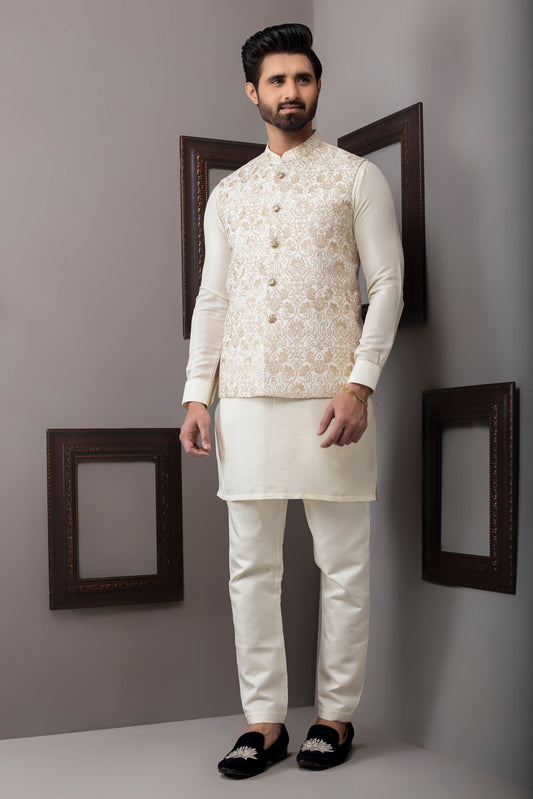 DM WC 1030 Beige Waist Coat