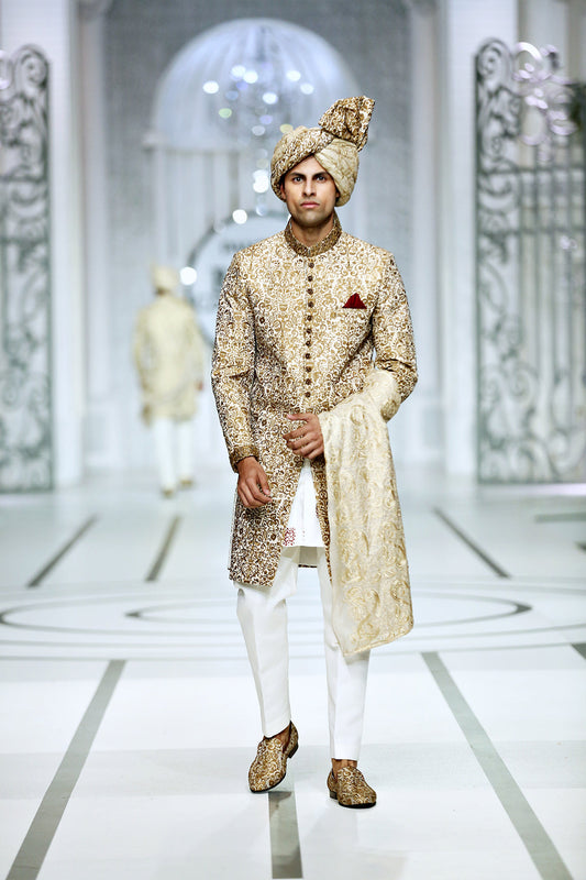 BCW 32 Delicated Copper Sherwani