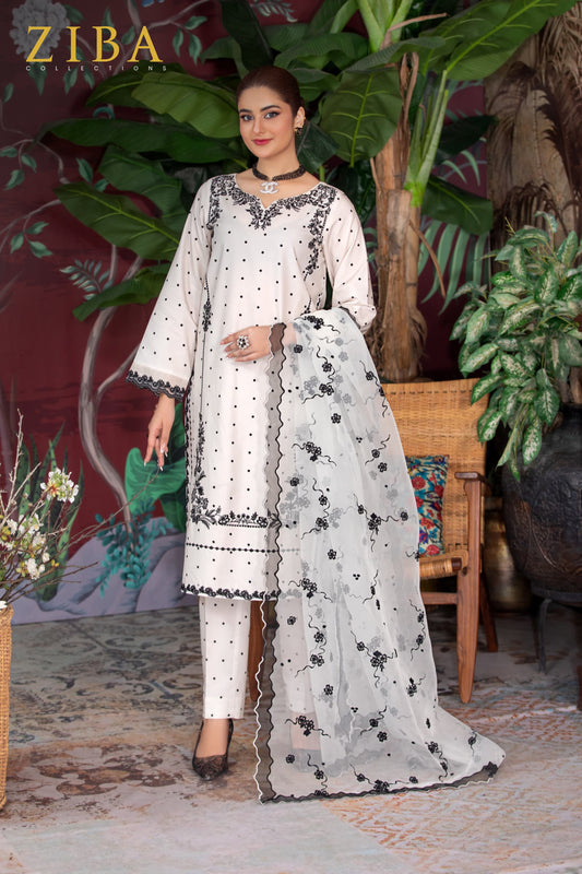 Pearl Art Silk Embroidery Suit