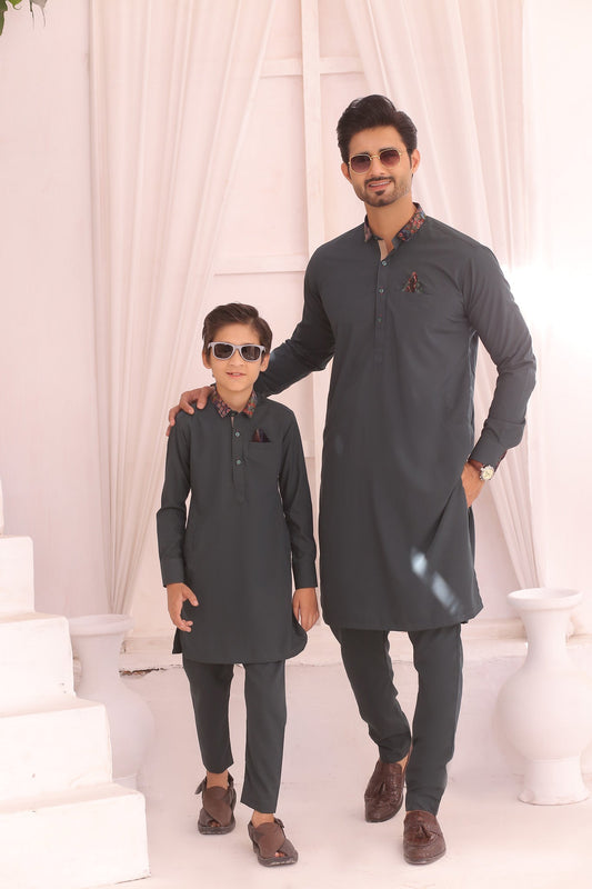 DMW FS Green Kurta Pajama Suit
