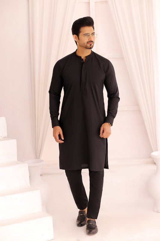 DM 694 Black Kurta Pajama
