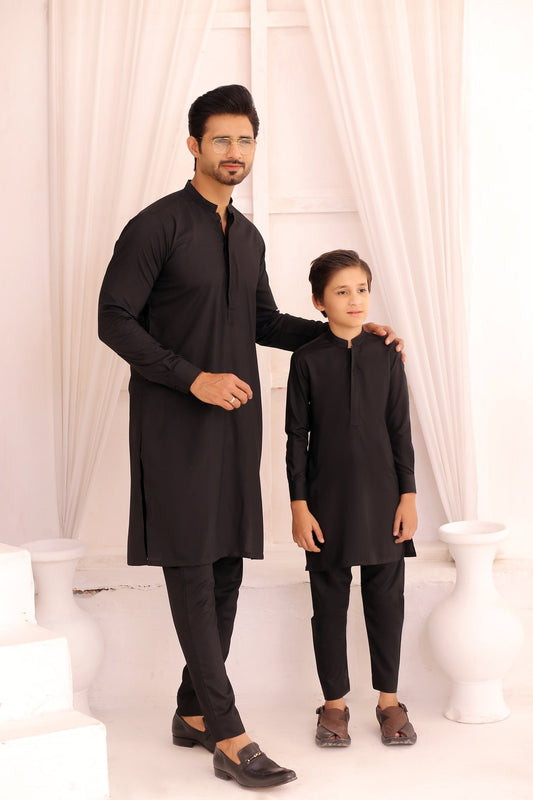DMW FS Black Kurta Pajama Suit