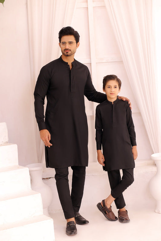 DMW FS Black Kurta Pajama Suit