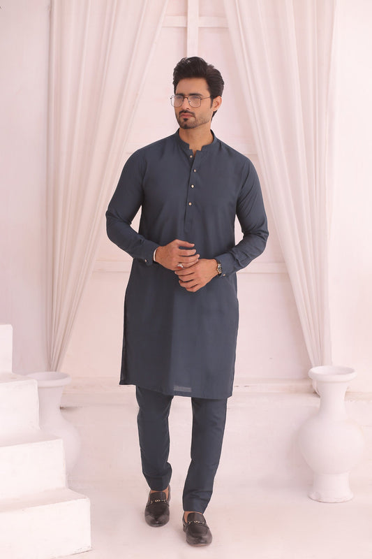 DM 705 Blue Kurta Pajama