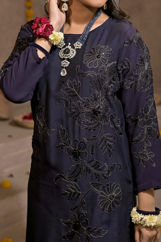 WOMEN'S-3 PIECE EMBROIDERY VISCOSE