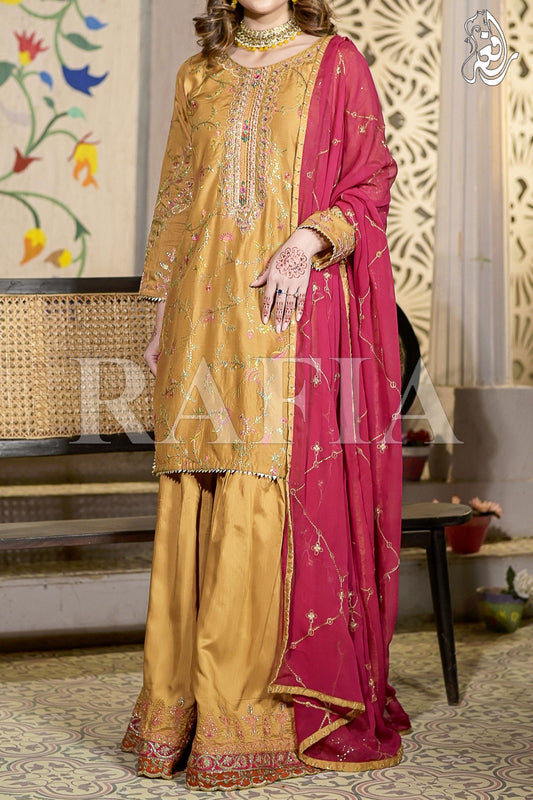 WOMEN'S-3 PIECE EMBROIDERY VISCOSE