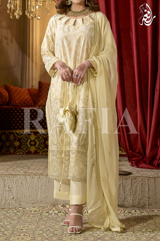 WOMEN'S-3 PIECE FANCY JACQUARD
