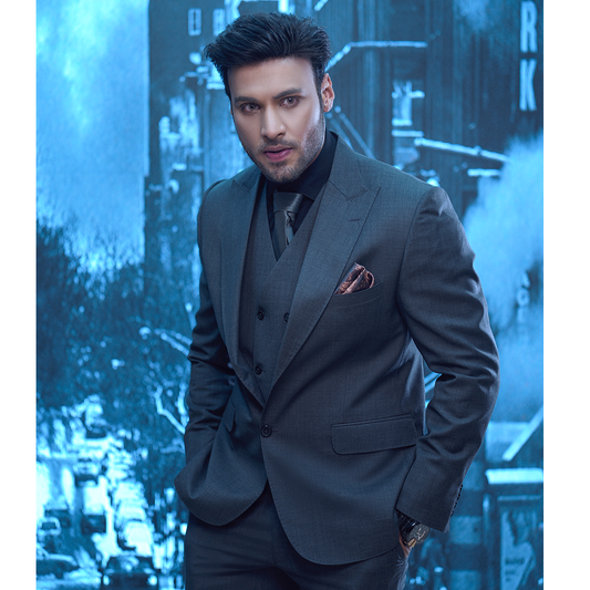 3Pc Grey Elegant Suit For Men's Size SML Price