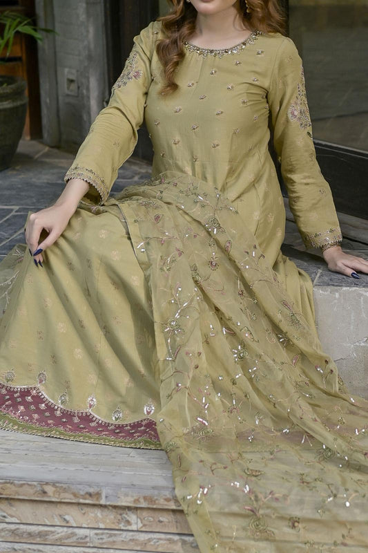 WOMEN'S-3 PIECE FANCY EMBROIDERY | FJ-265